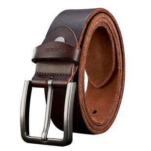 啄木鸟男士皮带男针扣潮年轻人百搭纯头层牛皮腰带复古真皮男裤带