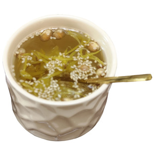 修水盐菊花茶相料泡茶炒黄豆芝麻花生米金丝皇菊养生茶盐腌皇菊茶