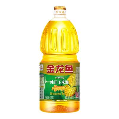 金龙鱼纯正玉米油1.8L非转基因食用油物理压榨玉米油烘焙专用蛋糕