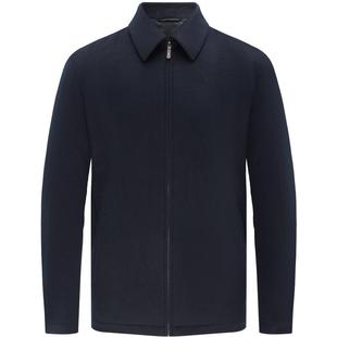 【羊毛羊绒】EMZ鄂尔多斯25新款商务行政翻领短款夹克外套男