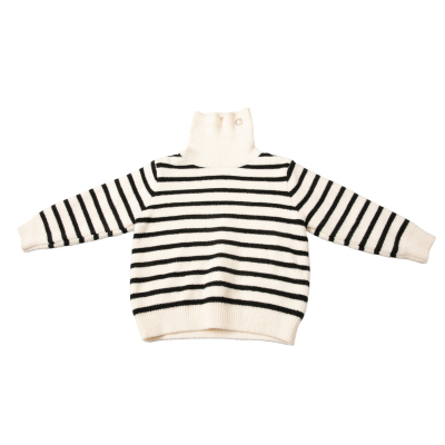 女童毛衣冬季加厚2025新款宝宝冬装内搭加绒打底衫儿童高领针织衫