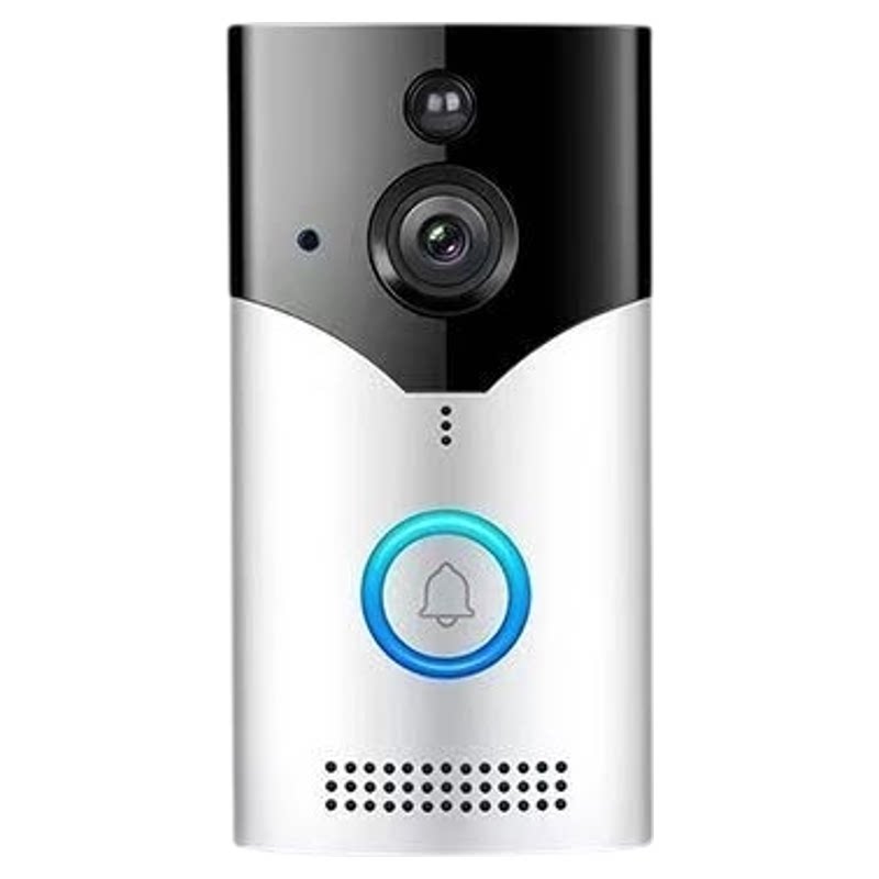 高清WiFi可视对讲门铃手机app远程移动侦测录像智能门铃带屏幕机