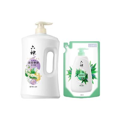 六神清润不腻滋润保湿沐浴露