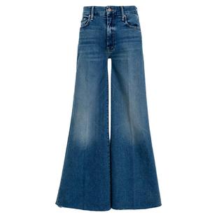 MOTHER 秋冬新款女士蓝色宽腿阔腿牛仔裤银泰百货精品301574