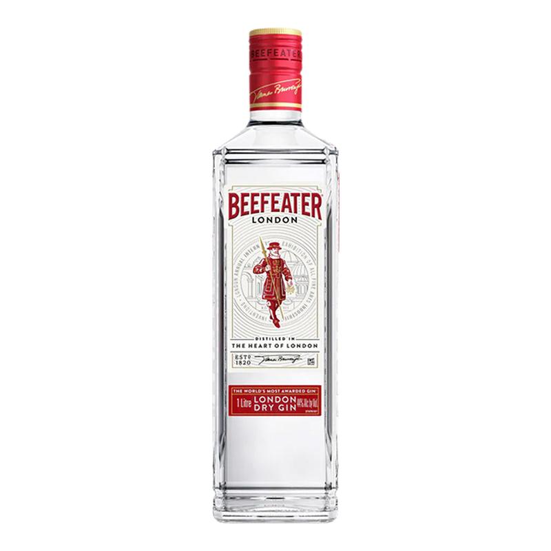 Beefeater/必富达金酒1000ml双瓶鸡尾酒调酒金汤力基酒琴酒杜松子