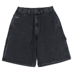 SEDAN Carpenter Shorts 及膝喷砂牛仔工装裤26SS