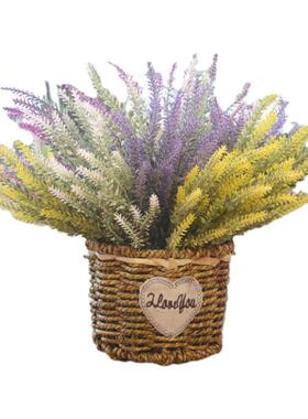 仿真花薰衣草塑料紫色塑料薰衣草