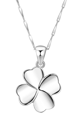 【一物一证】999纯银四叶草项链