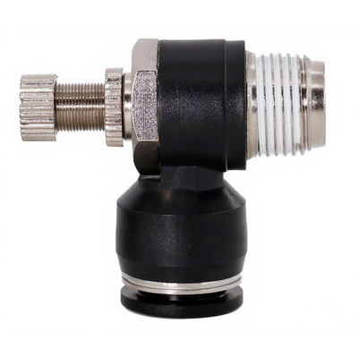 黑色高端接头金正节流阀