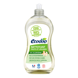 Ecodoo逸乐舒法国进口果蔬清洗剂水果蔬菜清洁剂低泡去农残500ml