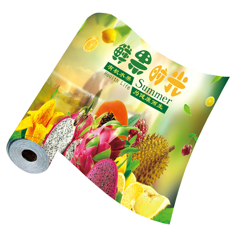 水果贴画水果店自粘背景画
