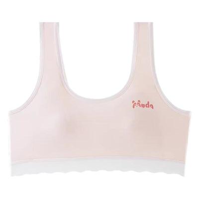 A类纯棉内衣学生初中女发育期少女文胸不勒二阶段10-16岁背心