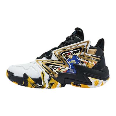 乔丹儿童篮球鞋插画师皮面运动鞋