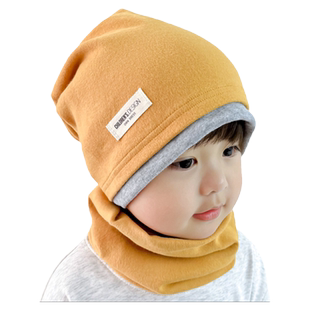 2025新款儿童帽子男孩女孩秋冬款宝宝纯棉秋季冬季男童女童堆堆帽