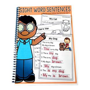 sight words小学英语220高频词填空练习题纸幼儿英语启蒙作业纸