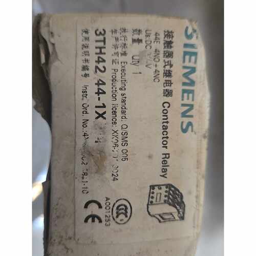 询价接触器式继电器3TH42 44-1XM4