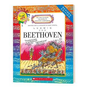 英文原版 Ludwig van Beethoven Revised Edition 路德维希·凡·贝多芬-伟大的作曲家 英文版 进口英语原版书籍