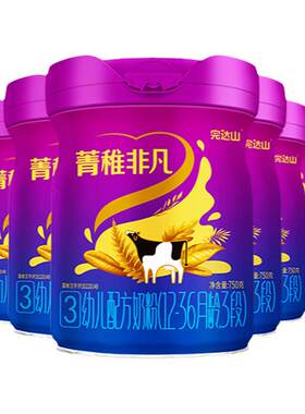 完达山菁稚非凡3段750g婴儿奶粉