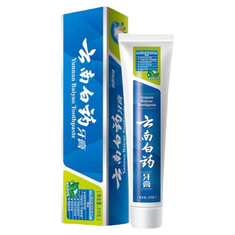 云南白药牙膏薄荷清爽型去黄护龈