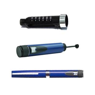 胰岛素注射笔通用笔芯架配件黑色带刻度适配长秀霖笔笔芯架螺旋杆