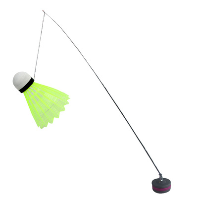 陪练单人羽毛球训练器带线回弹自