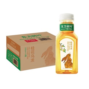 农夫山泉东方树叶桂花乌龙茶335ml*24小瓶整箱茉莉花茶无糖茶饮料