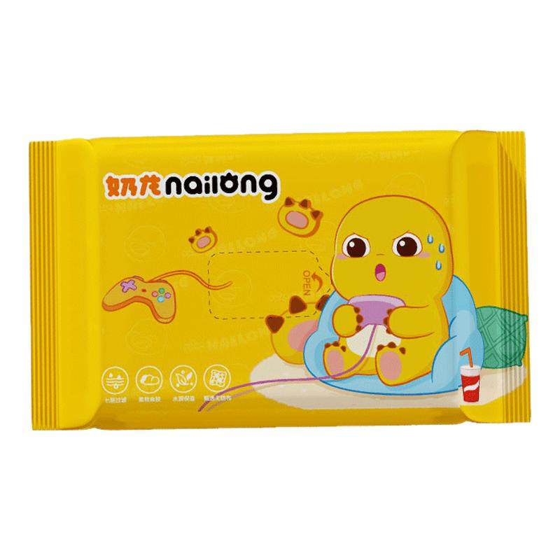 奶龙婴儿湿巾小包便携装迷你湿纸巾幼儿童随身装宝宝手口专用湿巾