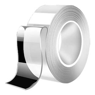 纳米双面胶强力高粘无痕双面胶带透明不留残胶亚克力胶墙面魔力透明胶带万能贴家具车用摆件挂钩固定婚车婚房