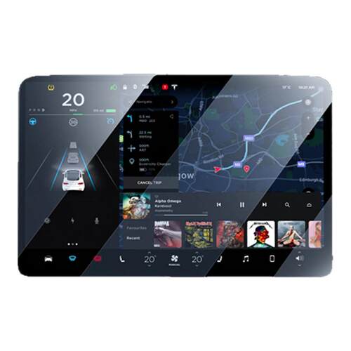 适用于焕新版特斯拉屏幕钢化膜Model3/Y/L中控贴膜导航配件保护套