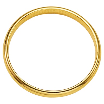 金包银亮面泥鳅背内心经手镯女足金包银实心不掉色黄金店同款送礼