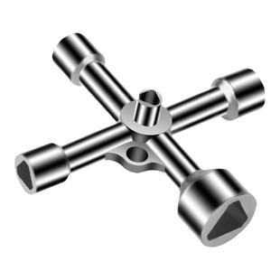 水表前阀门钥匙自来水阀门通用水管水闸阀多用内三角扳手专用开关