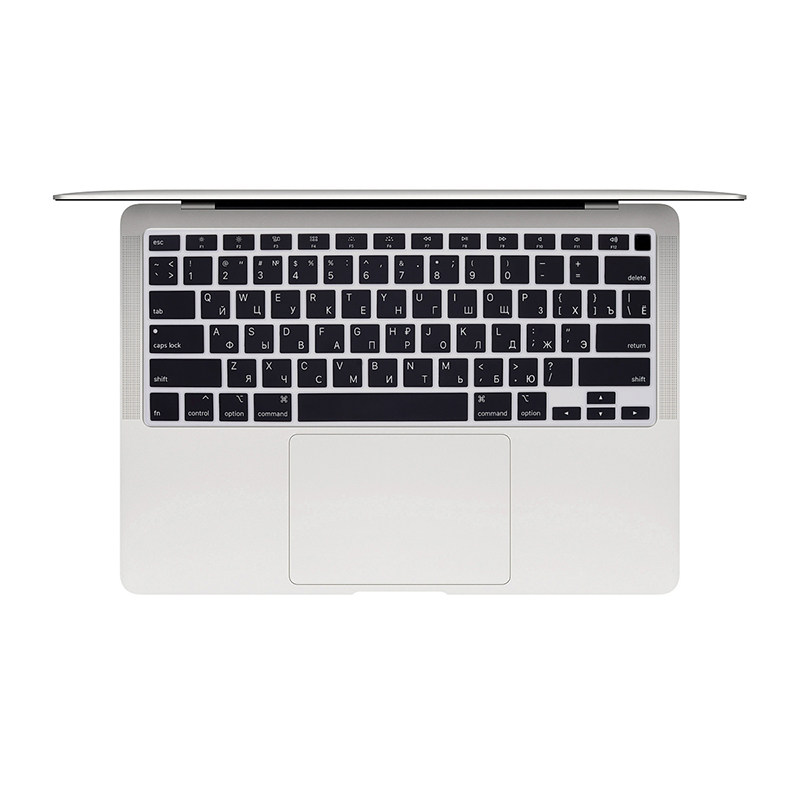 适用Mac苹果macbook12/Air13/Pro/13.3/14/15/16俄文/俄语键盘膜