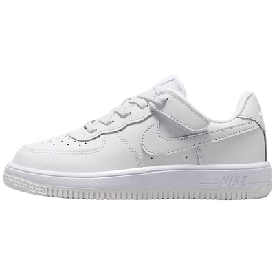 NIKE耐克小童FORCE 1小白鞋魔术贴舒适休闲运动鞋IH4498-101