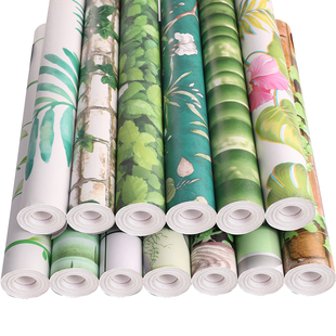 墙纸自粘卧室温馨浪漫网红壁纸10米客厅电视背景墙装饰贴纸竹子