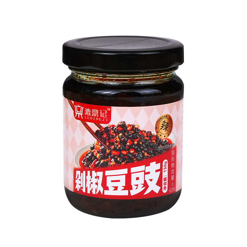 漉鼎记豆豉酱拌面拌饭蒸排骨蒸鱼调味酱家用炒菜风味下饭菜辣椒酱