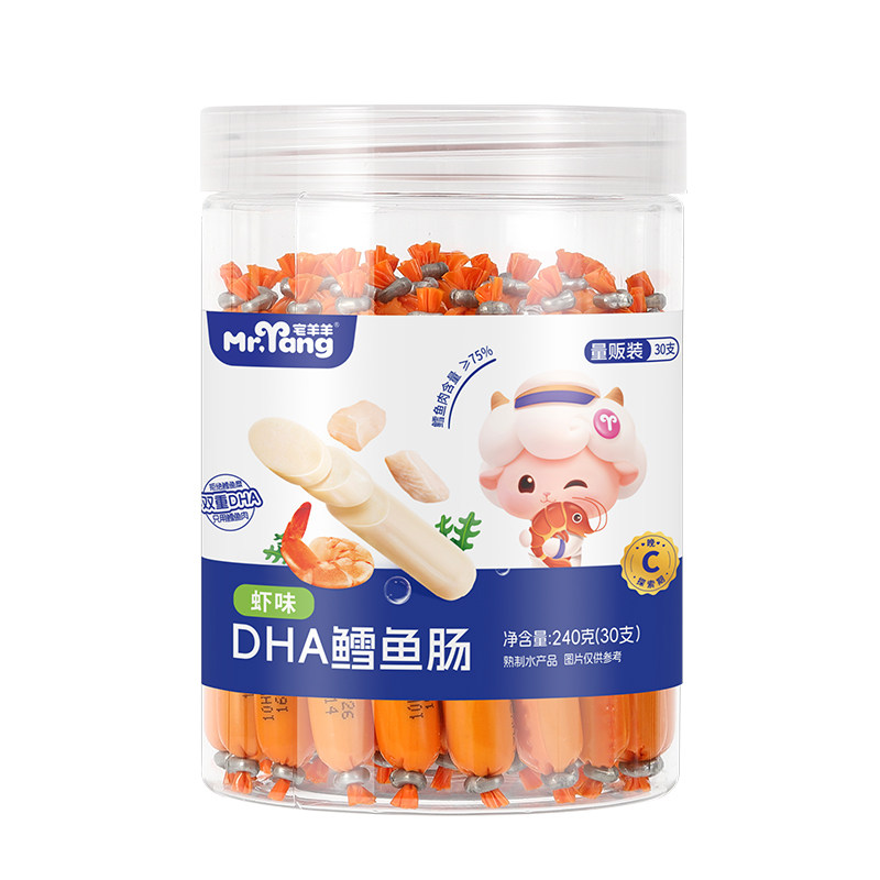 宅羊羊75%鳕鱼含量添加益生元
