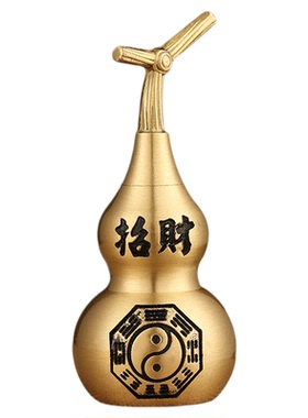 厨房西北角就选纯黄铜避火龙瓶