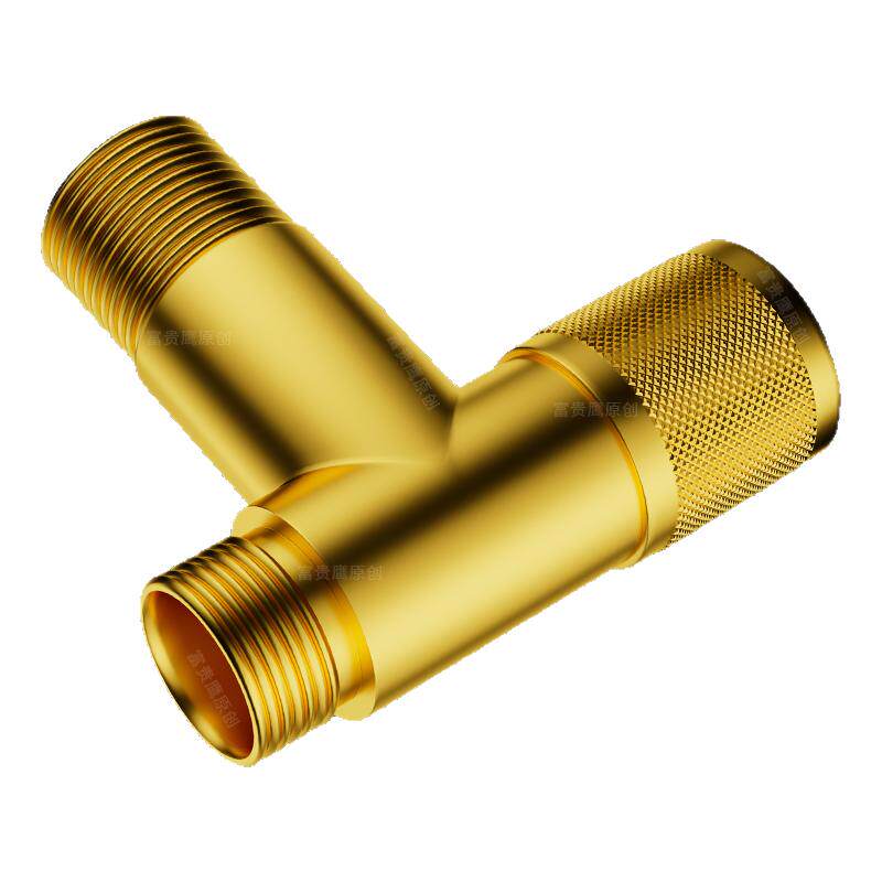 4分6分金色全铜洗衣机龙头