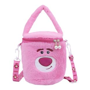2026新款包包女包毛绒水桶包酷洛米毛毛包女可爱儿童小卡通斜挎包
