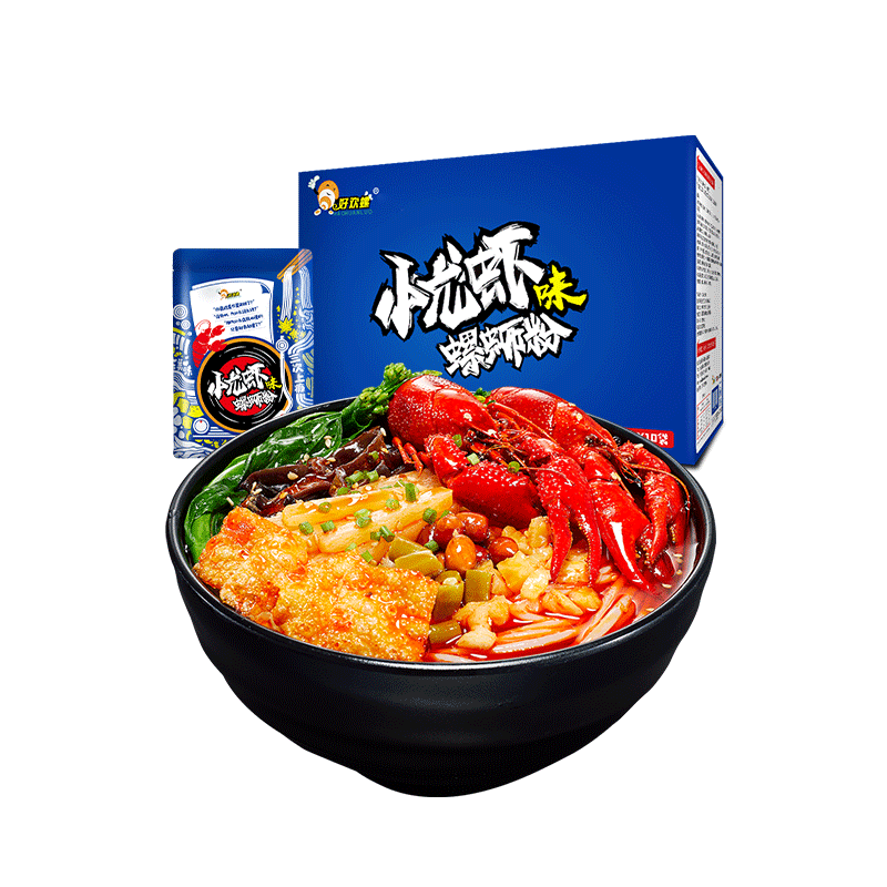 好欢螺小龙虾味螺蛳粉320gx10袋