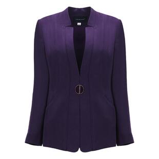 靓诺设计感时尚气质短外套上衣西装秋季新款女士职业装LS18364A