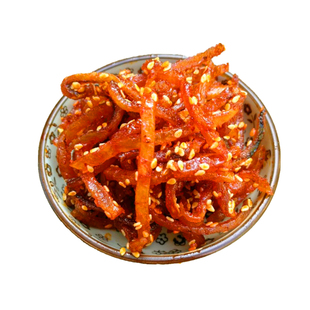 整件批售北海龙润香辣芝麻蜜汁鳗鱼丝鳗鱼条海味鱼干零食一箱12斤