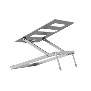 利乐普平板笔记本增高型支架可调节升降式手提电脑散热托架悬空便携双层折叠铝合金站立桌面立式底座金属支撑