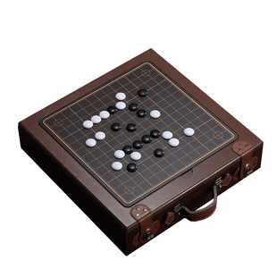 磁力儿童版五子棋跳棋飞行棋多合一棋类全多功能象棋盘益智玩具围