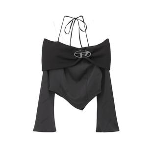 REVAN芮范设计师款高级感一字领短单衣RM10801061