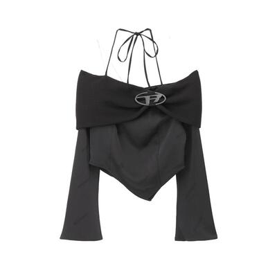 REVAN芮范设计师款高级感一字领短单衣RM10801061