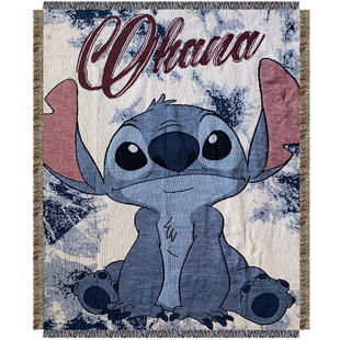 史迪奇stitch休闲毯史迪仔懒人沙发巾网红民宿装饰盖毯卡通动漫潮