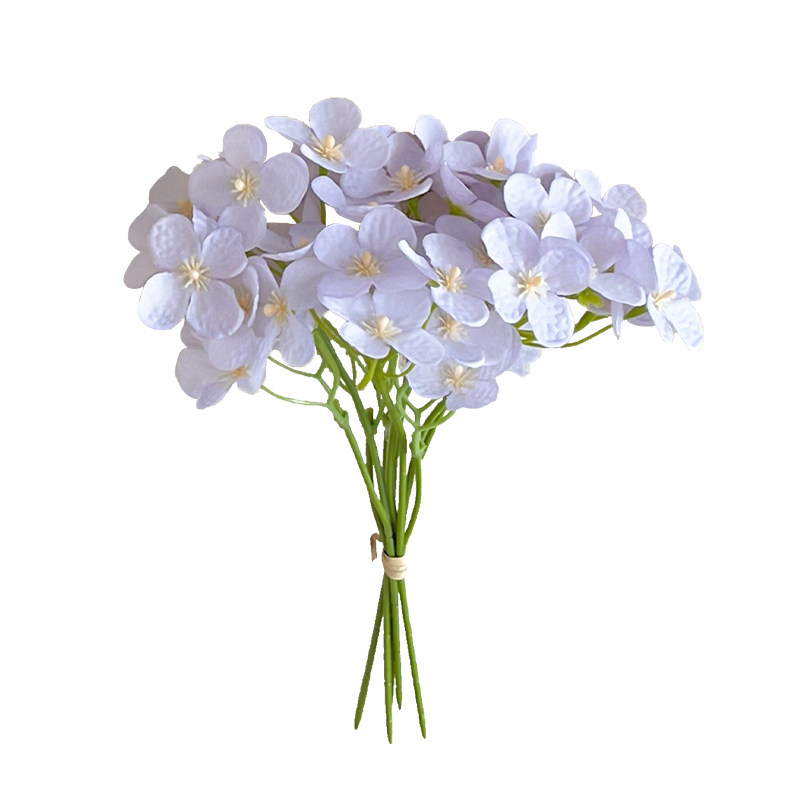 小清新绣球花仿真花假花花束客厅装饰摆设高级餐桌花摆花花艺绢花