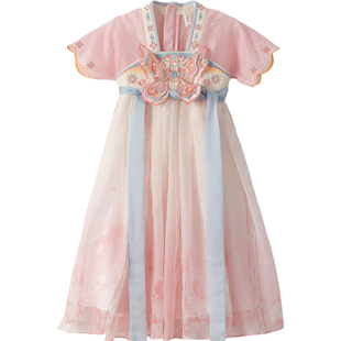 汉服女童夏季2026新款儿童高端仙气飘逸公主连衣裙女宝国风礼服裙