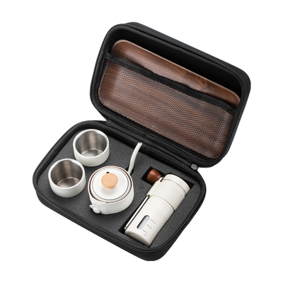 帝国萌主一壶两杯野营手磨咖啡壶